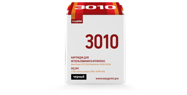 Картридж EasyPrint LX-3010 для Xerox Phaser 3010/3040/WorkCentre 3045B/3045NI (2300 стр.) с чипом 106R02183